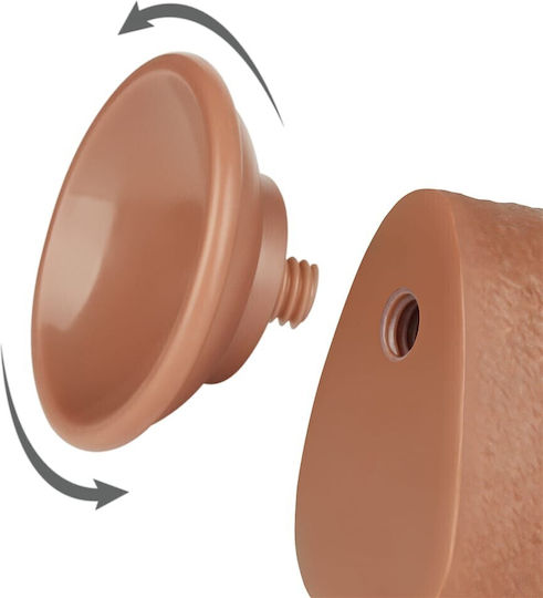 Dildo Sliding Skin 9.5 Brown (έως 18 Δόσεις)