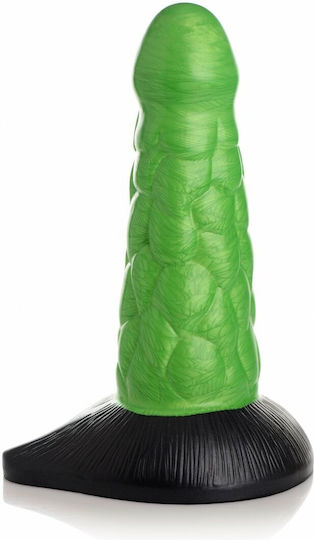 Creature Cocks Dildo Φουσκωτό με Βεντούζα Πράσινο 19cm