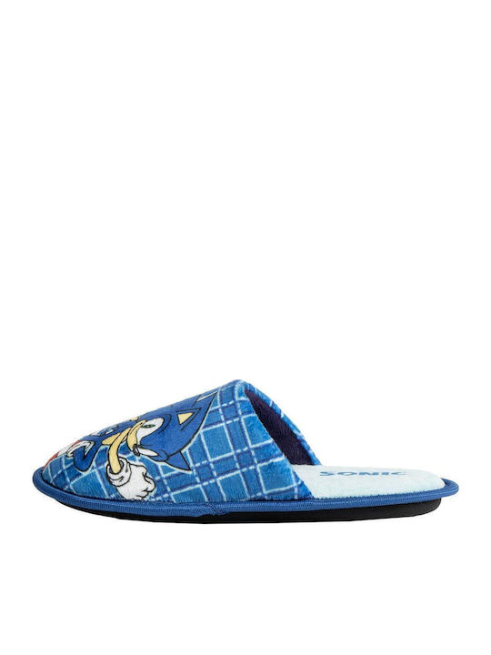 Papuci Pentru Copii Sonic Albastru