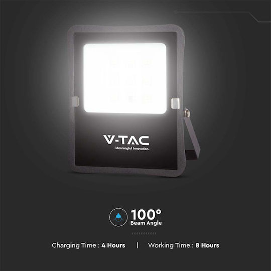 V-TAC Στεγανός Προβολέας LED 15W Ψυχρό Λευκό 6400K IP65