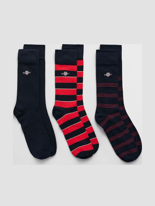 Gant Men's Socks Bright Red 3Pack Gant Men's Socks Bright Red 3Pack