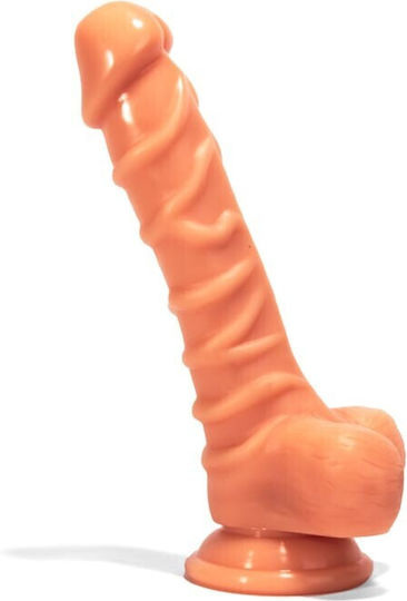 X-Men Ρεαλιστικό Dildo με Όρχεις και Βεντούζα Flesh 21cm
