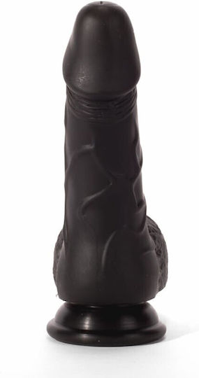 X-Men Ρεαλιστικό Dildo με Όρχεις και Βεντούζα Μαύρο 19cm