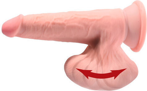 Toyboy Ρεαλιστικό Dildo με Όρχεις και Βεντούζα Flesh 19cm