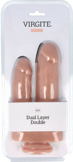 Virgite Glass Dildo With Suction Cup 22cm