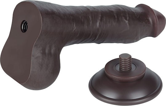 Lovetoy Sliding Реалистично дилдо с Топки и Вендуза Телесен 20см
