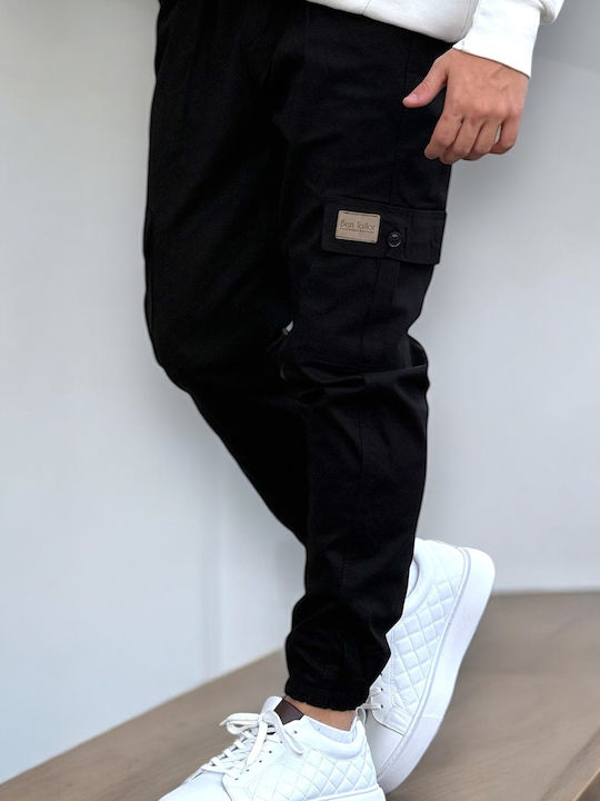 Trousers Cargo in Regular Fit Black