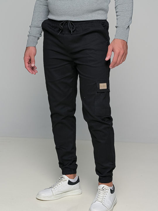 Trousers Cargo in Regular Fit Black