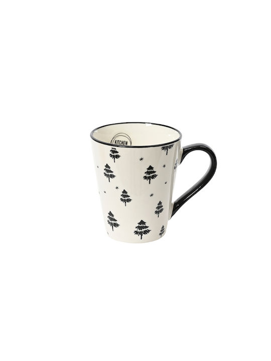 Kaemingk Christmas Tableware Mug with Trees Kaemingk Christmas Tableware Mug with Trees