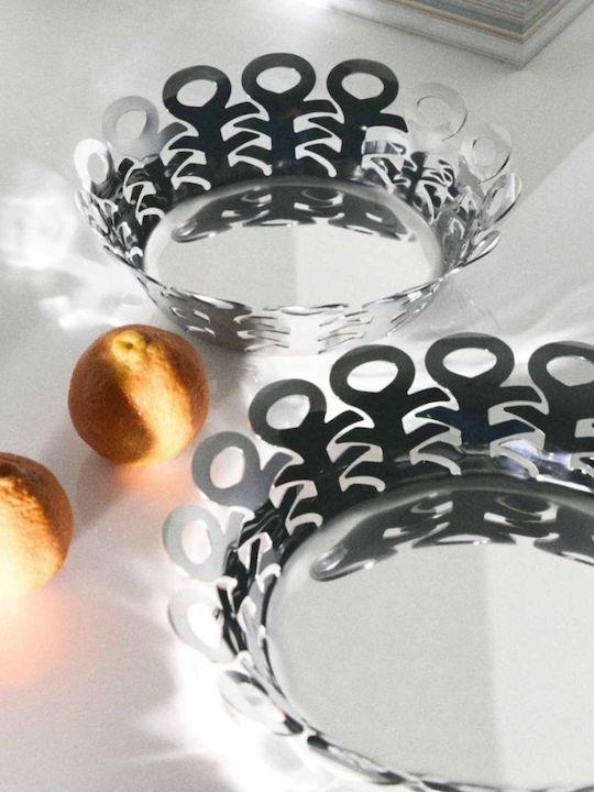 Alessi Φρουτιέρα Inox Ασημί 22x22εκ.