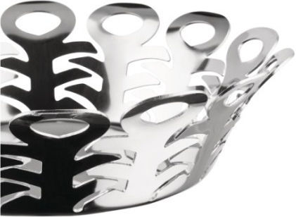 Alessi Φρουτιέρα Inox Ασημί 22x22εκ.