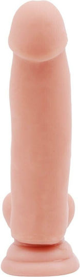 Chisa Novelties Philander Dildo Glass Dildo with Balls and Suction Cup Flesh 18cm