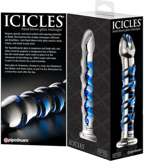 ToyJoy Glass Worxx Glass Dildo Transparent 18cm
