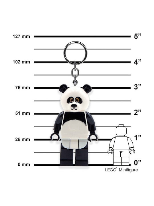 LEGO Μπρελόκ Panda Luminous Figure Πλαστικό με Led Λευκό