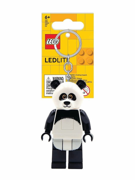LEGO Μπρελόκ Panda Luminous Figure Πλαστικό με Led Λευκό
