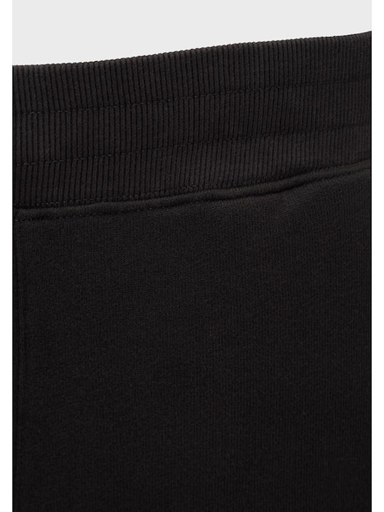 Pantaloni de trening cu Elastic Negru