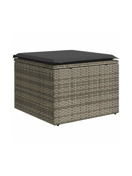 Zweisitziges Sofa Außenbereich Rattan mit Kissen 55x55x37cm