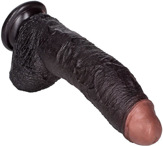 Calexotics Sean Michaels Dildo realist cu Testicule și Ventuză Maro 25cm