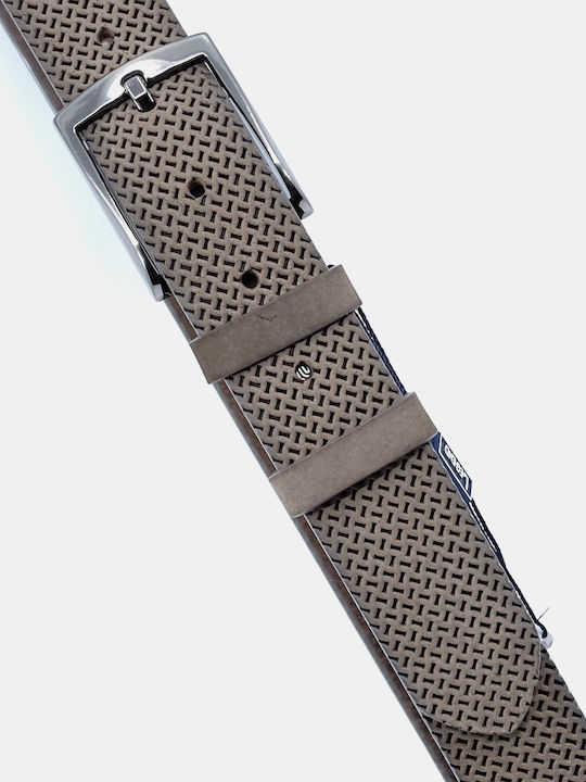 Wide Men's Belt Leather Mocha