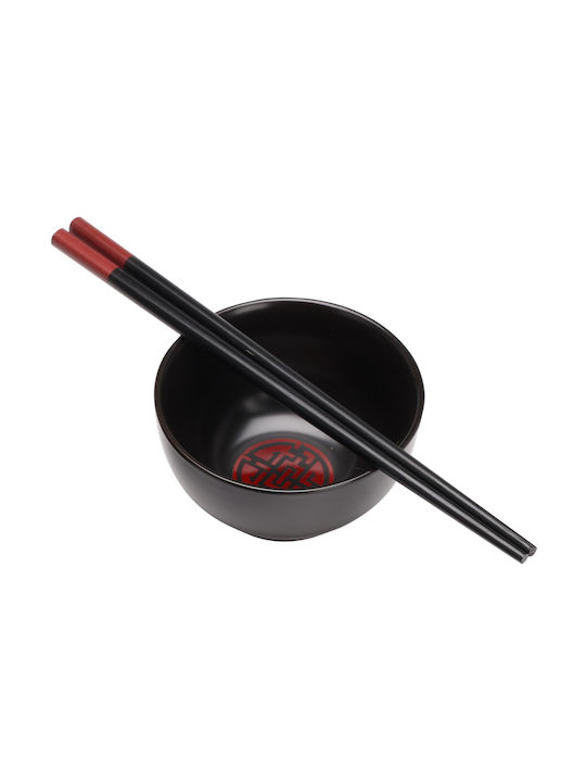 Excellent Houseware Μπωλ Σερβιρίσματος Στρογγυλό Κεραμικό Μαύρο με Διάμετρο 10.5εκ. 8τμχ