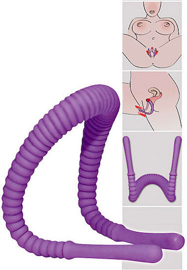 You2Toys Double Dildo Purple 28cm