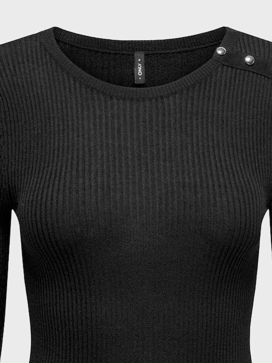 Only Women's Long Sleeve Sweater Black