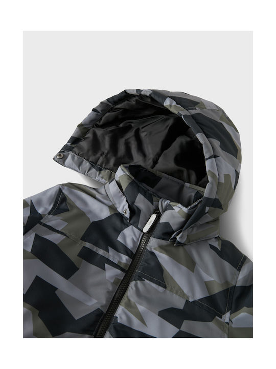 Name It Kids Casual Jacket with Hood Army