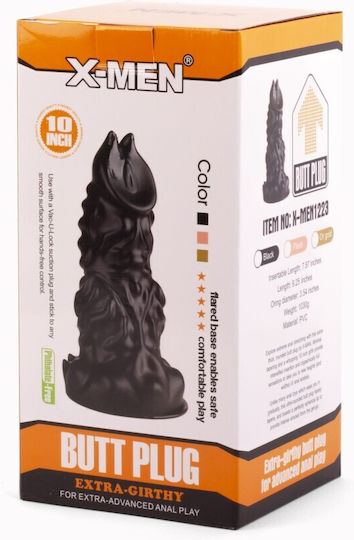 X-Men Ρεαλιστικό Dildo Μαύρο 23cm