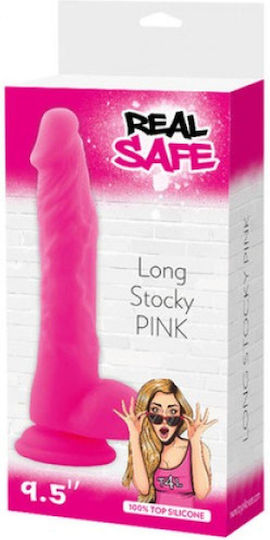 Boss Of Toys Ρεαλιστικό Dildo με Όρχεις και Βεντούζα Φούξια