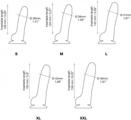Strap On Me Sliding Skin Realistic Dildo L Реалистично дилдо с Топки и Вендуза Фуксия 14.2см