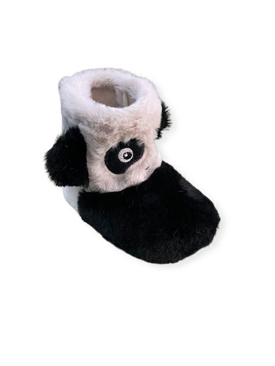 Kinderhausschuhe Stiefel Schwarz