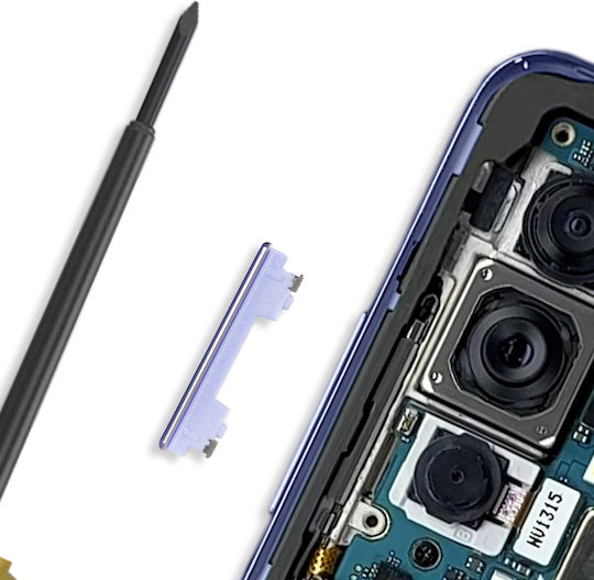 Samsung Lautstärkeregler Samsung Galaxy A72 A52 A52s Original Lila