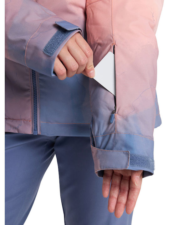 Roxy Jet Ski ERJTJ03481-BQY8 Γυναικείο Μπουφάν για Σκι & Snowboard Ροζ