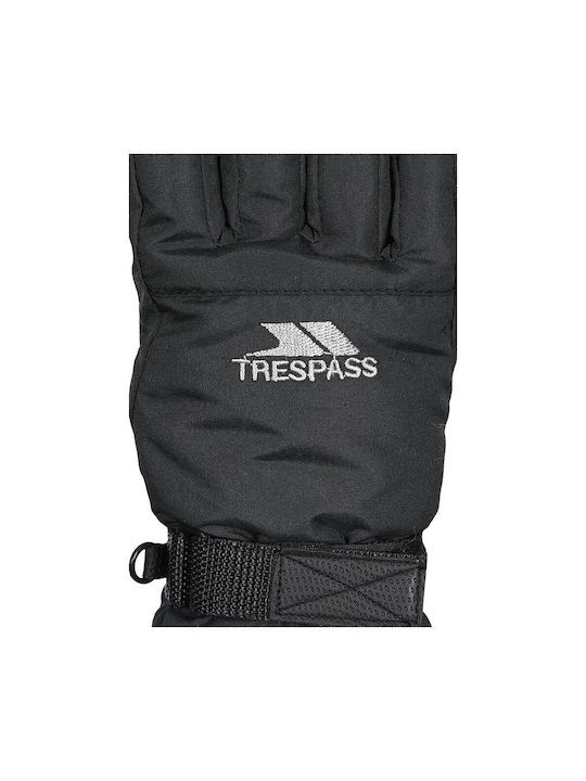Trespass Παιδικά Γάντια Σκι & Snowboard Μαύρα