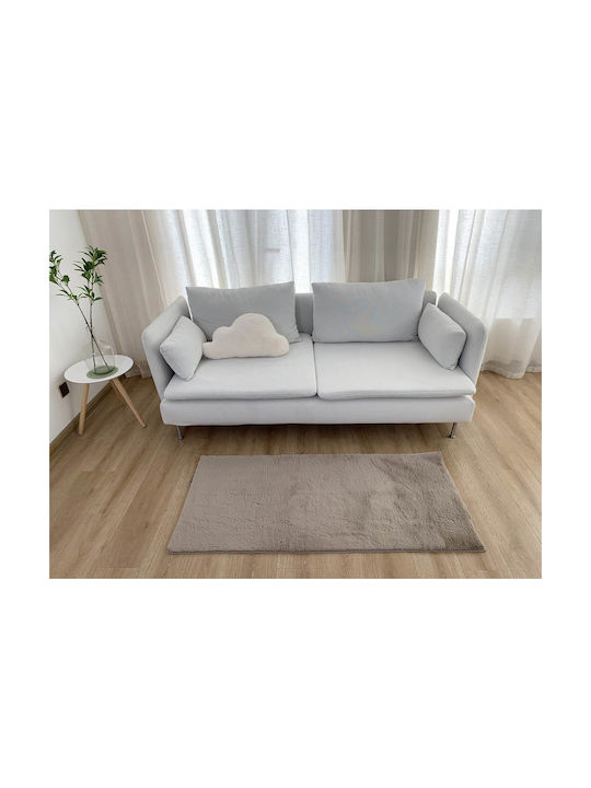 Anna Riska Anti-slip Rug Rectangular Summer Cotton Linen