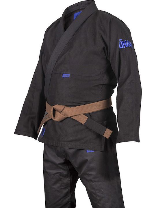 Okami Ανδρική Στολή Brazilian Jiu Jitsu Μαύρη