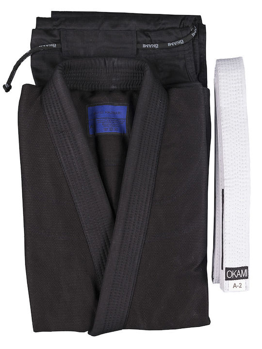 Okami Ανδρική Στολή Brazilian Jiu Jitsu Μαύρη