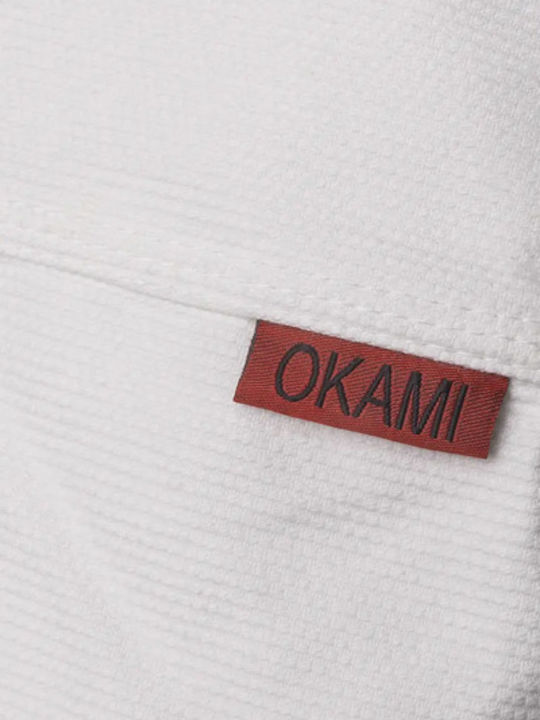 Okami Uniform Brasilianisches Jiu Jitsu Weiß