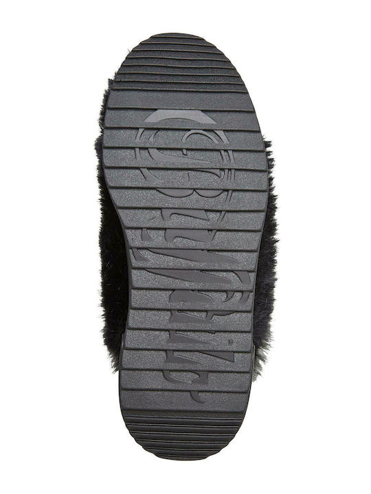 Vectra Yeti Women's Ankle Boots with Fur Black