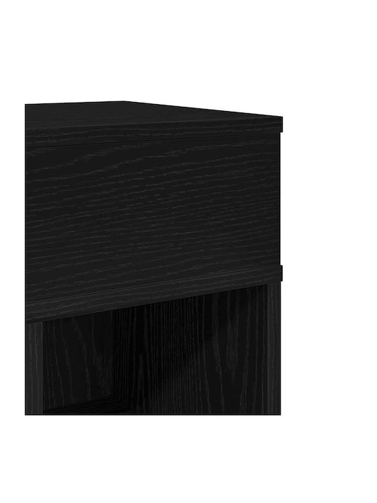 Комод Дървен Черен 25x31x66см