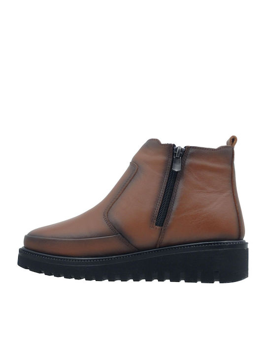 Stiefeletten Damen Braun