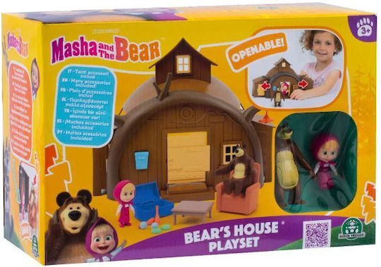 Giochi Preziosi Masha and the Bear The Bear's House Set for Ages 3+
