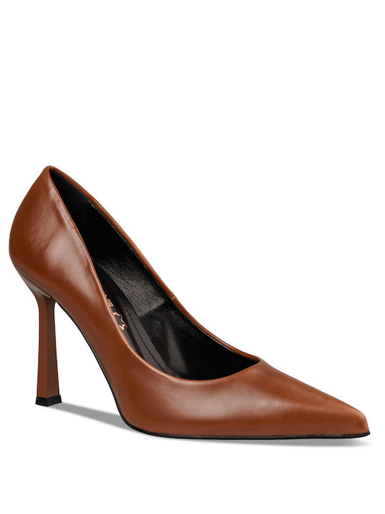 Envie Shoes Brown Heels Pumps