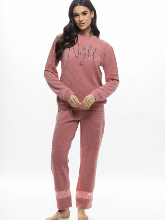 Galaxy Winter Women's Pyjama Set Cotton Rotten Apple