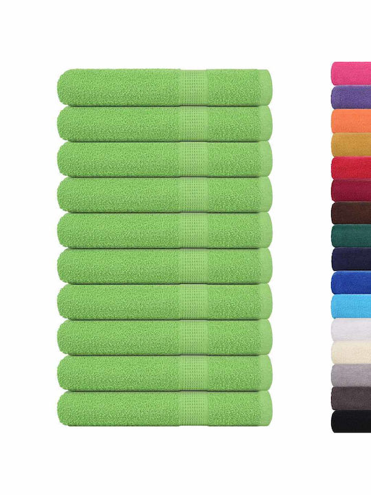 vidaXL Bath Towel 100x200cm. Πράσινο Μήλο