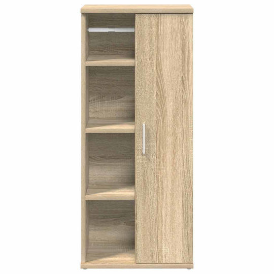 vidaXL Badezimmersäule Wandhängeschrank H39xB22xH90cm Eiche