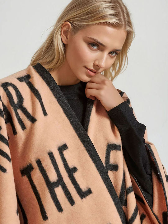 Women's Beige Cape