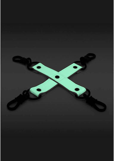 Ns Novelties GLO Bondage Hog Tie Accesoriu BDSM Cravată de porc în Culoare Alb