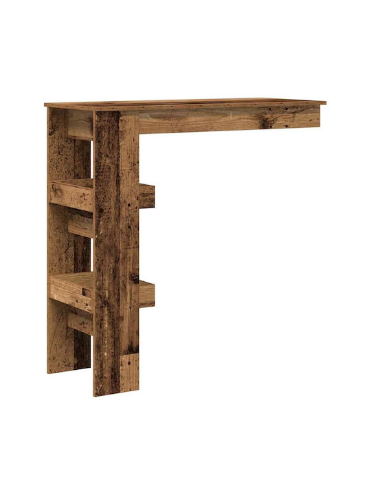 Τραπέζι Μπαρ Ξύλινο Παλιό Ξύλο 102x45x103.5εκ.