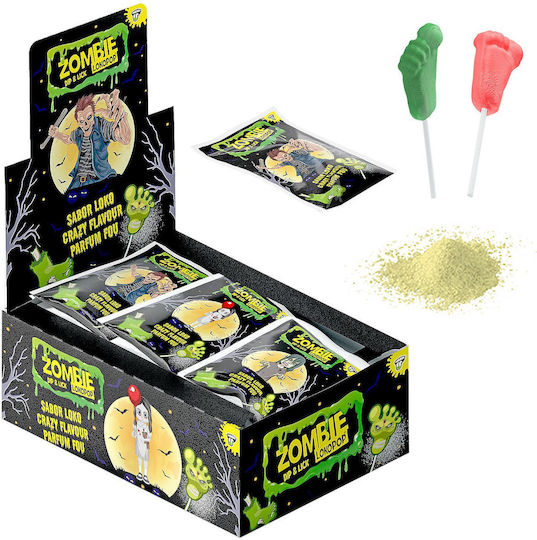 Zombie Dip Lick Paw Lollipop 7g + 5g Yammi's 44198 40 Pcs